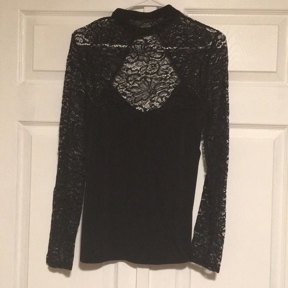 Black Lace Blouse - Picture 4 of 4